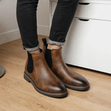 Noxwear - 2026 Men Chelsea Boots Ankle Boots For Men Retro Comfortable Brand Retro Fashion