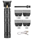 Noxwear - T9 Vintage Men's Electric Hair Clipper Beard Trimmer/Rechargeable Hair Cutting Machine With Nose Hair Trimmer Kit Boyfriend Gift