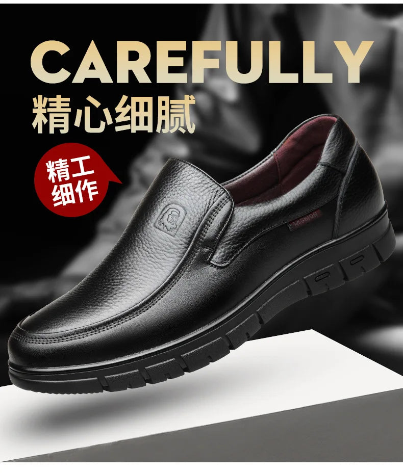 Noxwear - Summer New Men Leather Shoes soft soled