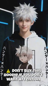 Noxwear - Hunter X Hunter Killua Zoldyck Mens Hoodies Autumn  Boys Girls Sweatshirts Fashion  3D Anime Print Hoodie