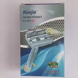 Noxwear - Men Shaving Razor with Blade Sliver Folding Shaving Knife Facial Hair Stainless Steel Straight Razor Barber Tools 10 Pcs Blades